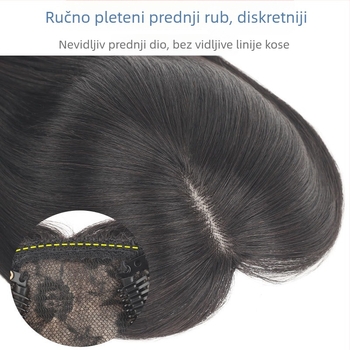 Dio za kosu za pokrivanje linije vlasišta, duga ravna kosa, jedan dio, prava kosa, za žene, model H812, povećava volumen, može se permati ili bojati