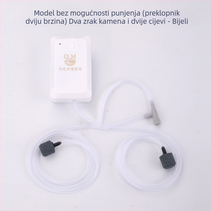 Prijenosna oksigenska pumpa za akvarij – DC napajanje, 118 g, marka Chuangqimei