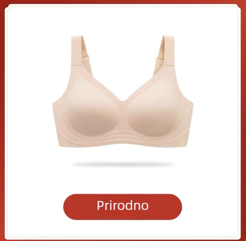 Set sportske grudnjaka — 3/4 košarica, Tanki oblik košarice, Fiksne dvostruke naramenice, Stražnji troredni kopčanje, Spandeks