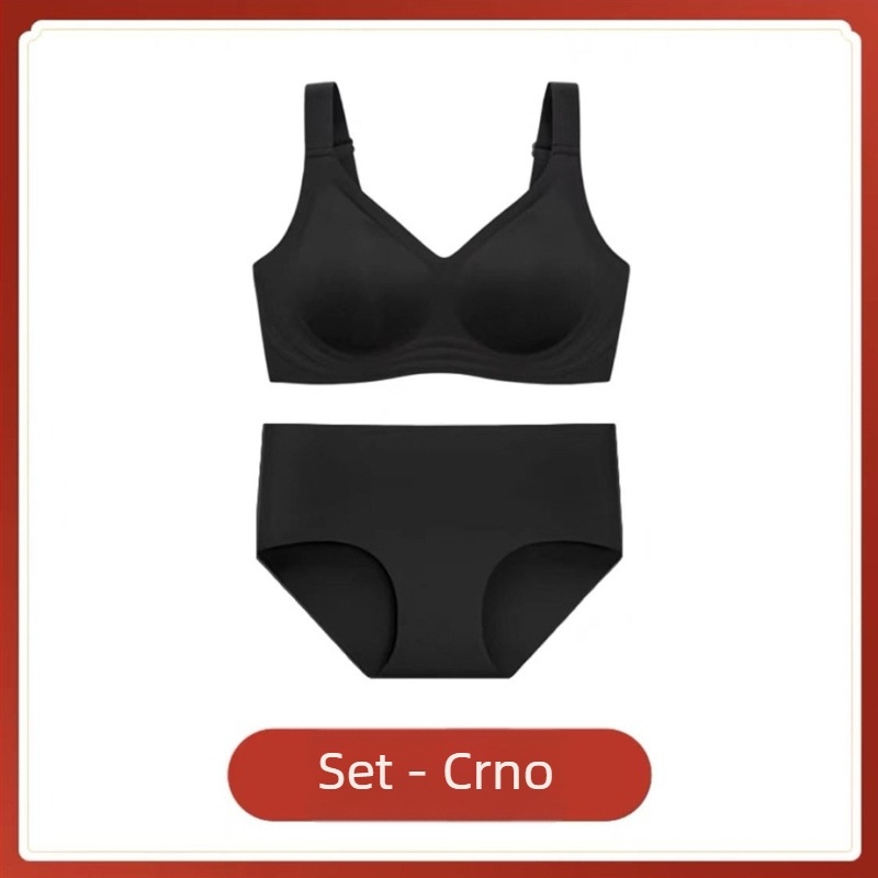 Set sportske grudnjaka — 3/4 košarica, Tanki oblik košarice, Fiksne dvostruke naramenice, Stražnji troredni kopčanje, Spandeks