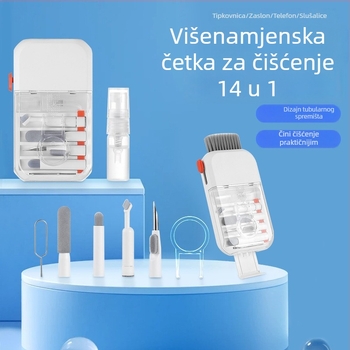 Računalna četka za čišćenje — All-in-One set za čišćenje, ABS, 200 g; kompatibilan s prijenosnim računalima, univerzalnim uređajima, mobitelima, računalima i digitalnim kamerama; model Cleaning Pen