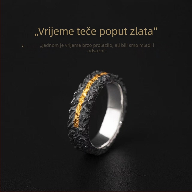 Chiba Originalni dizajn prsten – bakar, elektroplatirani, unisex retro s motivima listova i životinja/Zodijak