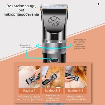 Električni klipper za njegu pasa – Pet Family, ovlaštena vlastita marka