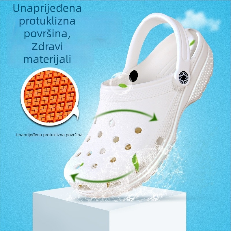 Unisex Crocs-stil kloge s EVA gornjim dijelom, gumom na potplati, debljina 2–3 cm, protuklizne