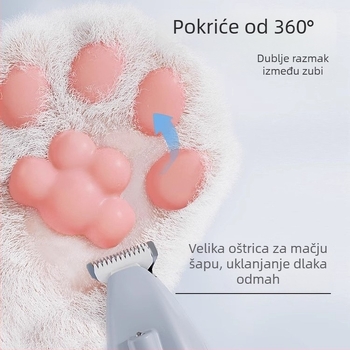 Električni kliper za mačje šape — alat za njegu kućnih ljubimaca