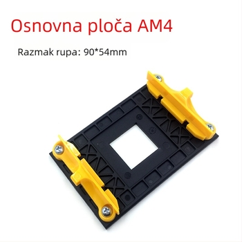 AM4 nosač matične ploče, stražnji backplate, nosač CPU hladnjaka, rega ventilatora, AM4 baza