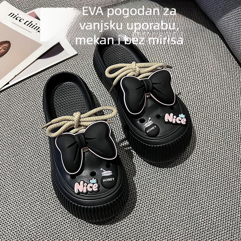 Ženske cipele s rupicama, slip-on ljetne sandale, EVA gornji dio i potplat, protuklizni debeli potplat, Injection Molding tehnologija