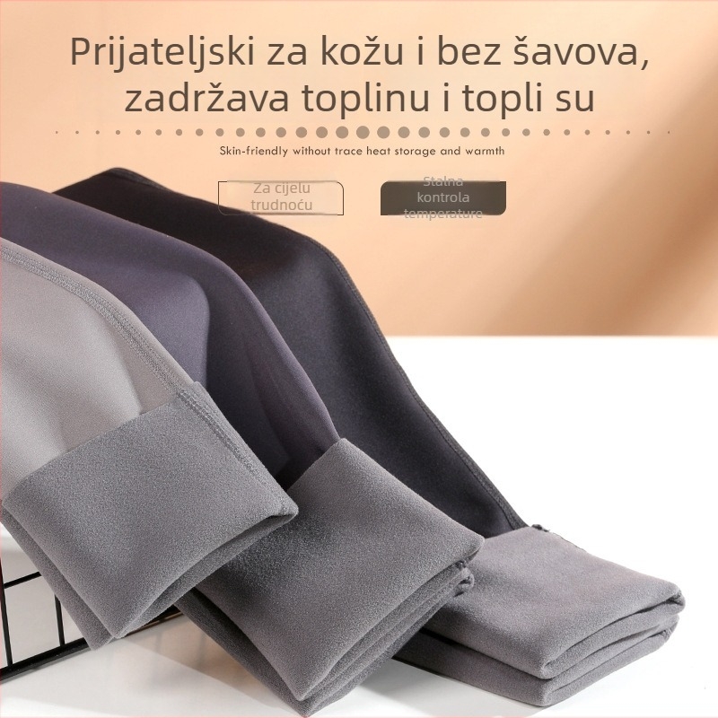 Trudničke legice do gležnja, debeli topli najlon-spandeks mješavina, visoka elastičnost, tijesan kroj, podrška trbuhu, Beautiful Mother