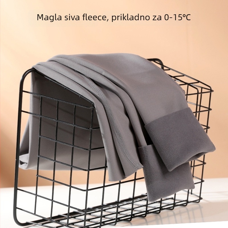 Trudničke legice do gležnja, debeli topli najlon-spandeks mješavina, visoka elastičnost, tijesan kroj, podrška trbuhu, Beautiful Mother
