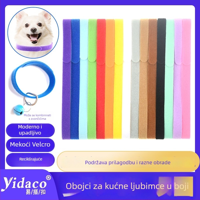Kučni ovratnik s Velcro trakom za identifikaciju — Materijal: najlon; Smjesa: najlon + poliester; Tip: Velcro traka; Marka: Easy Buckle; Namjena: kaiševi, snopovi, industrijska upotreba