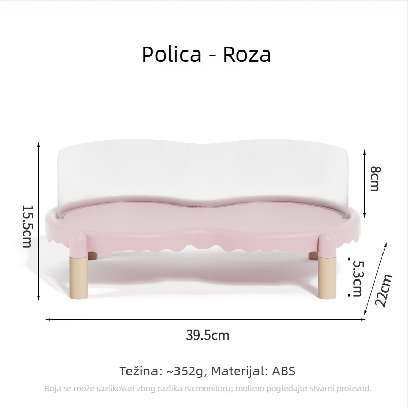 Dvostruka stanica za hranjenje mačaka i pasa s keramičkim zdjelicama na PP bazi – protiv prosipanja, stabilna, komplet automatske prehrane