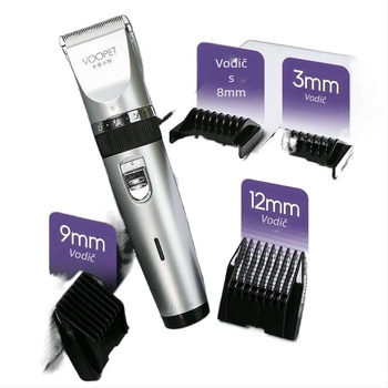 Tiho električni klipper za pse i mačke – Group wood, model Group wood, alat za njegu kućnih ljubimaca