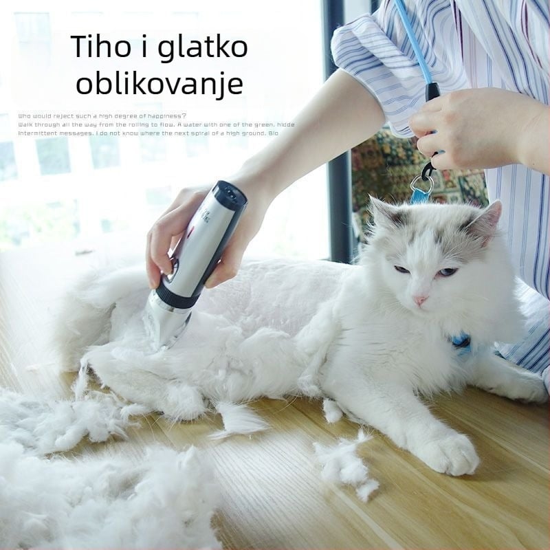 Tiho električni klipper za pse i mačke – Group wood, model Group wood, alat za njegu kućnih ljubimaca