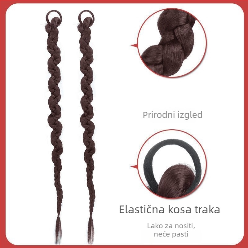 Perika s repom – duga kosa, vlakna visoke temperature, model 9015/9016