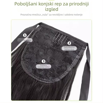 Perika s dvostrukim repom, remen za pričvršćivanje, vlakna otporna na visoke temperature, model 6033