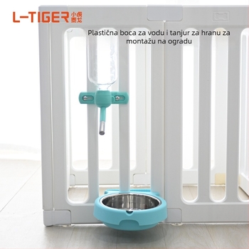 Viseća posuda za psa na ogradi – PP materijal, marka Tiger Tago, licencirana privatna etiketa, oprema za kućne ljubimce