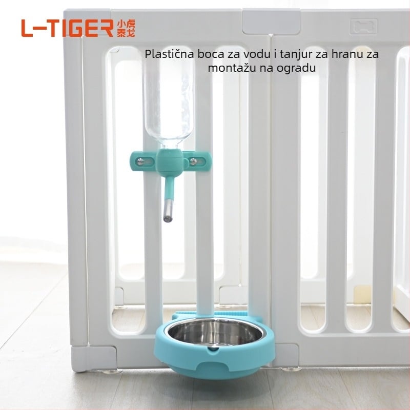 Viseća posuda za psa na ogradi – PP materijal, marka Tiger Tago, licencirana privatna etiketa, oprema za kućne ljubimce