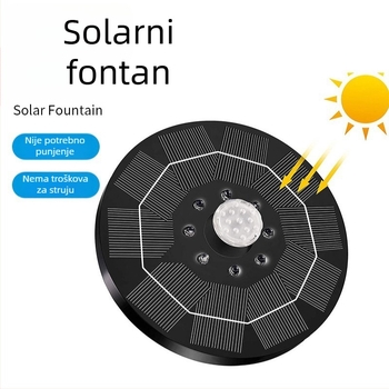 Plutajući fontan za ptice s kombiniranim raspršivanjem vode