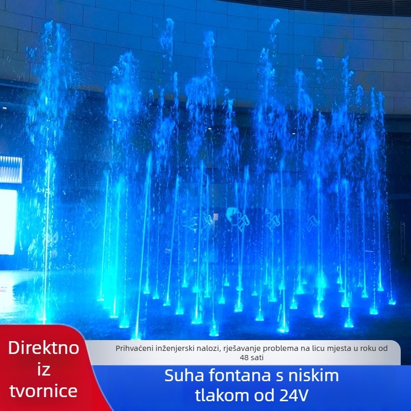 Fontana otporna na sušu DMX512 24V, jednostruko izravno prskanje, integrirani dizajn i instalacija — Rainwater Showers