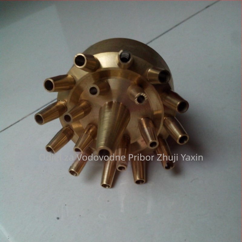 Mesing mlaznica za fontanu, trostruki cvjetni dizajn, fiksna, za vrtne vodene pejzaže