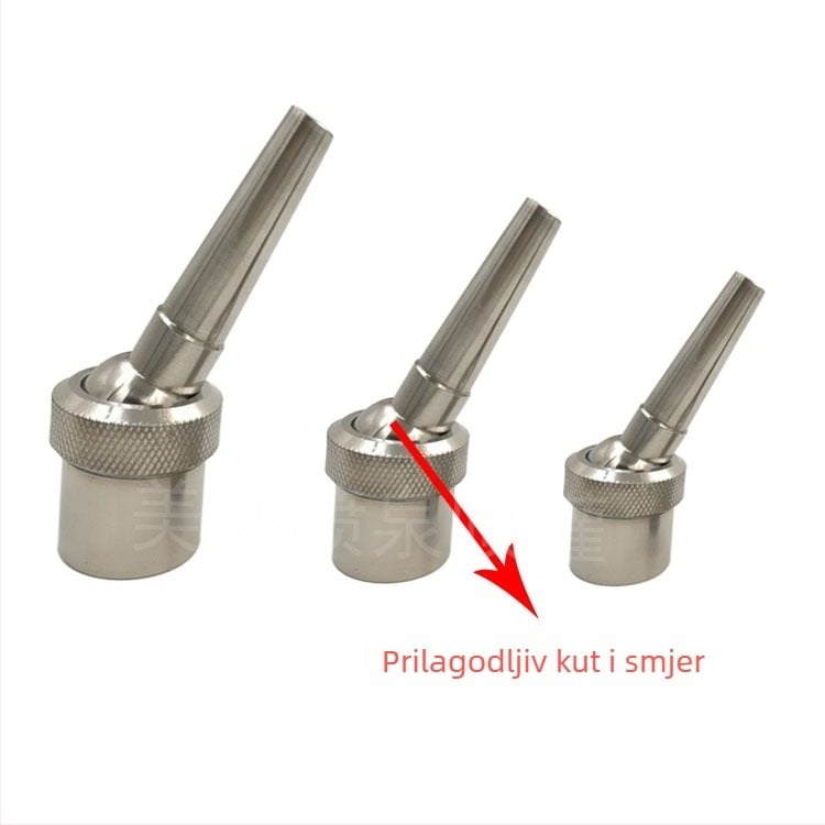 Nehrđajući čelik univerzalna izravna mlaznica za fontanu, podešeni protok, DC napajanje, model 1/2, marka Meihuan