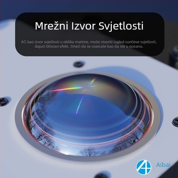 A+ LED lampa za korale A7S – treća generacija, puni spektar, Wi‑Fi daljinsko upravljanje za morski akvarij