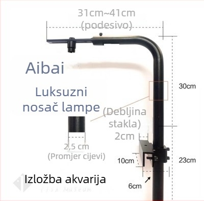 A+ LED lampa za korale A7S – treća generacija, puni spektar, Wi‑Fi daljinsko upravljanje za morski akvarij