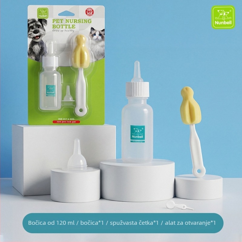 Nanbeier Set bočica za hranjenje kućnih ljubimaca; materijal: silikon za hranu; šifra artikla: Bottle Set; kutija s 144 komada; kategorija: pribor za hranjenje kućnih ljubimaca