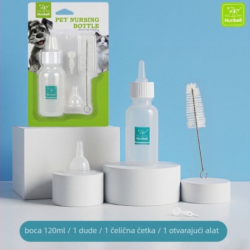 Nanbeier Set bočica za hranjenje kućnih ljubimaca; materijal: silikon za hranu; šifra artikla: Bottle Set; kutija s 144 komada; kategorija: pribor za hranjenje kućnih ljubimaca