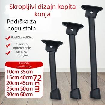 Podkovaste noge za stol – karbonska čeli, moderni minimalisticki stil, Jin Yachuang Hardware
