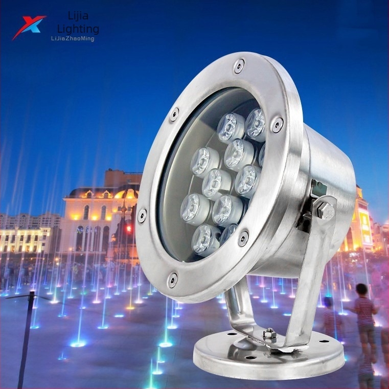 LJ-9093 12-24V IP65 Podvodna rasvjeta bazena s 3 LED, 2700-6500K