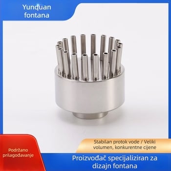 Krona mlaznica za fontane - nehrđajući čelik, krajolici i parkovi te unutarnji prostori, Yunquan