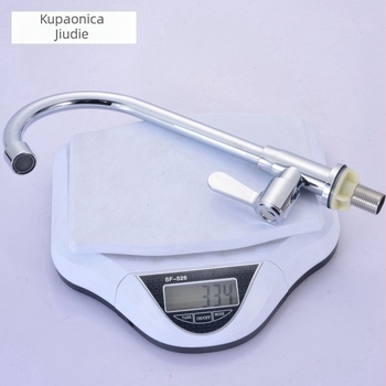 Nehrđajući čelični okomiti kuhinjski slavina, hladna voda (model mp88600, 0,8 MPa, 0–90°C)