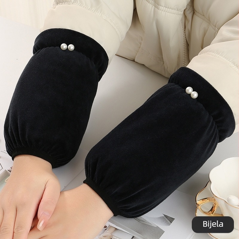 Ženski oversleeve - flanel, zadržava toplinu, zima i jesen, jednostavan uzorak