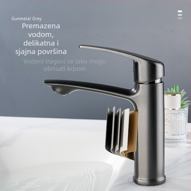Kupaonska miješalica za umivaonik – bakrena legura, model 9832, keramički disk ventila, promjer sjedalice ventila 32 mm