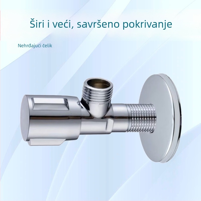 Univerzalni poklop otvora za kuhinju i kupaonu, nehrđajući čelik 201, zrcalno poliran završetak, moderni minimalistički stil