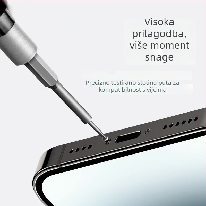 Set preciznih odvijača za mobitele, računala i notebooke — profesionalni alati za popravak i demontažu, uklanjanje prašine
