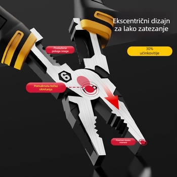 Tiger Pliers – Profesionalne elektrikarske kliješta, višenamjenski dijagonalni kliješta za žice, s oštrim vrhom