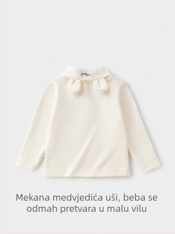 Dječji dugi rukav pulover od 95% pamuka, unisex, uzrast 3–8 godina, cijelu godinu