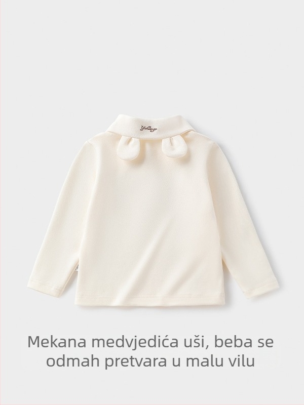 Dječji dugi rukav pulover od 95% pamuka, unisex, uzrast 3–8 godina, cijelu godinu