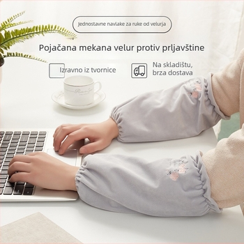 Shellling rukavice za zaštitu – vodootporne, moderan minimalistički stil, cvjetni/travnasti uzorak
