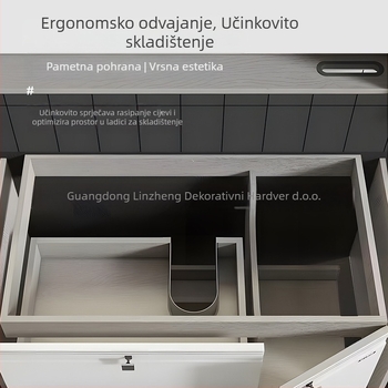 U-oblika brtvilo za odvodnjavanje za ormarić i kupaonicu — ABS, model 627, specifikacije 627/262, stil Moderno jednostavno, Lindai