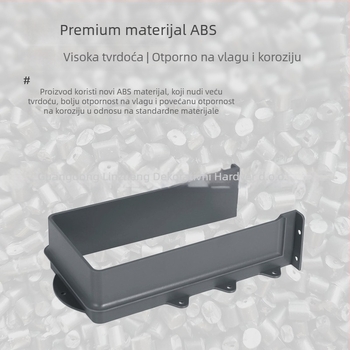 U-oblika brtvilo za odvodnjavanje za ormarić i kupaonicu — ABS, model 627, specifikacije 627/262, stil Moderno jednostavno, Lindai