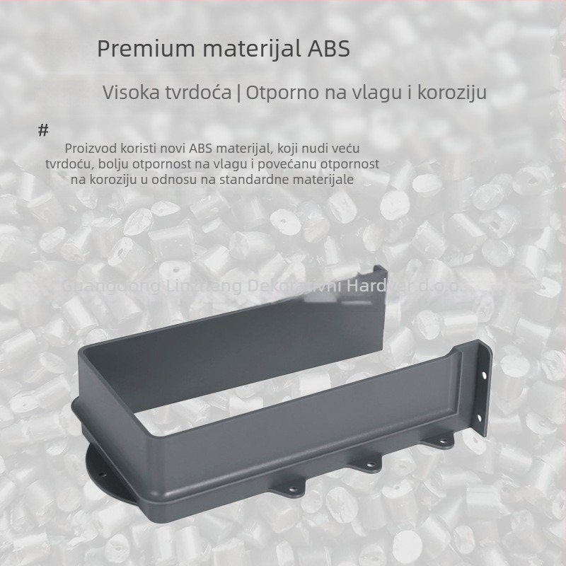 U-oblika brtvilo za odvodnjavanje za ormarić i kupaonicu — ABS, model 627, specifikacije 627/262, stil Moderno jednostavno, Lindai