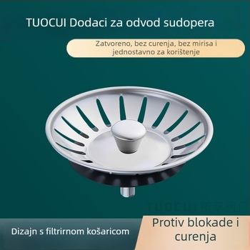 Poklopac odvoda za umivaonik od nehrđajućeg čelika, starinski dizajn odvoda, kuhinjski dodatak, novi kineski stil