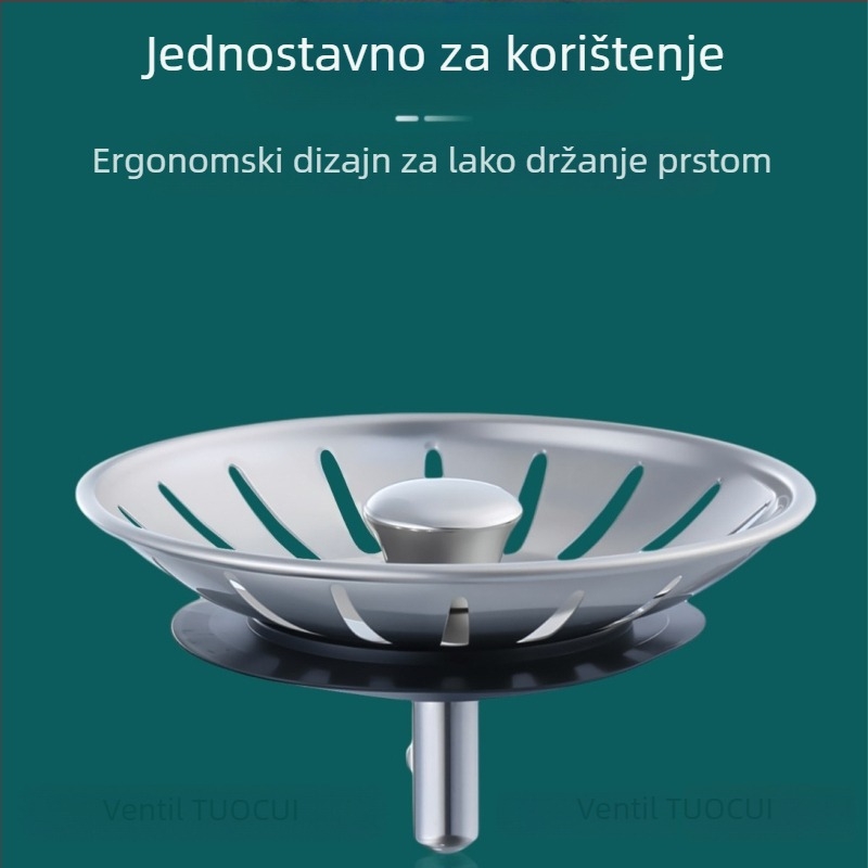 Poklopac odvoda za umivaonik od nehrđajućeg čelika, starinski dizajn odvoda, kuhinjski dodatak, novi kineski stil