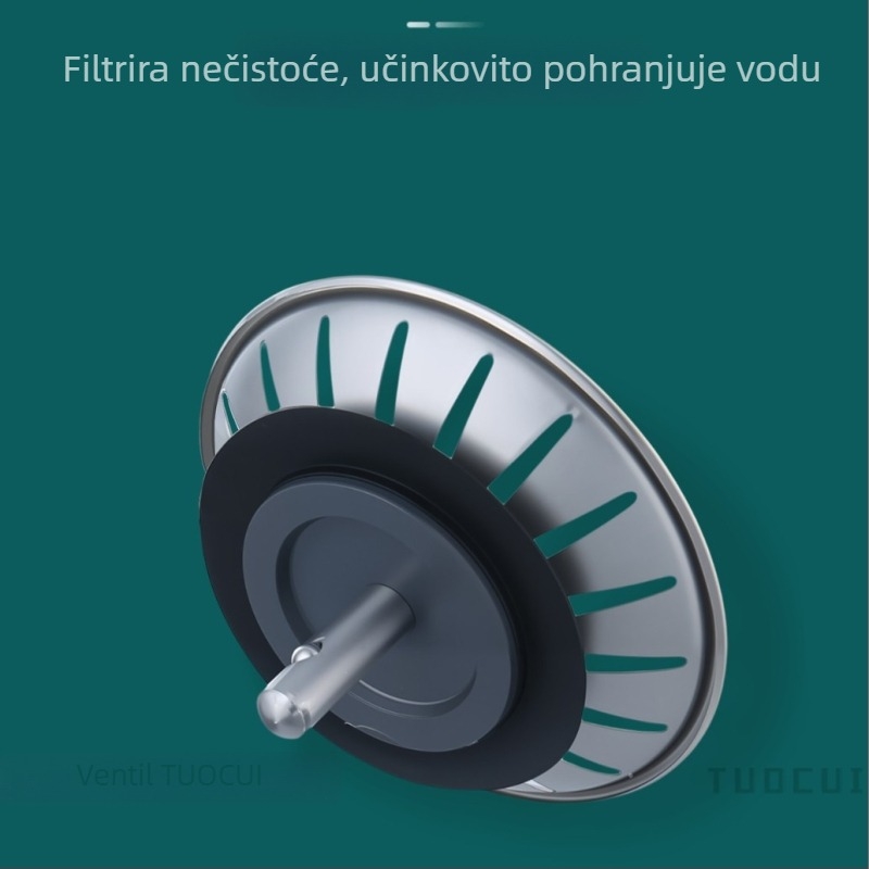 Poklopac odvoda za umivaonik od nehrđajućeg čelika, starinski dizajn odvoda, kuhinjski dodatak, novi kineski stil