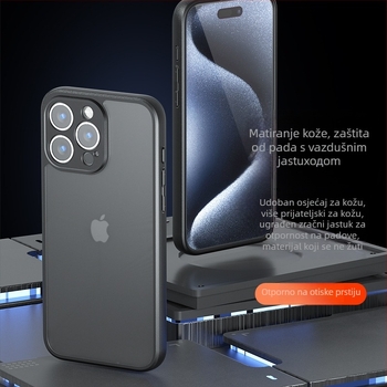 Kućište za iPhone SE4 i iPhone 15 – mat kožna tekstura, TPU materijal, otporno na udarce, otporno na habanje, otporno na otiske prstiju