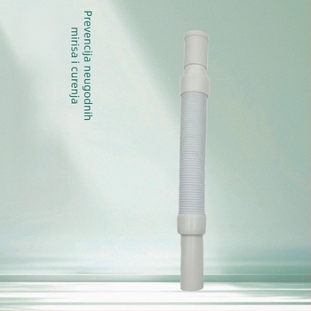 Odtvodnja cijev za umivaonik – S-krivulja, Tip s preklopnim poklopcem, PVC/ABS/PP, Model QF003, Modern minimalistički stil