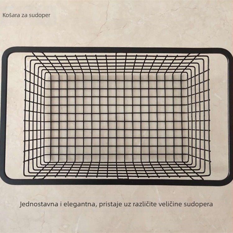 Željezni stalak za odvod u sudoperu za pranje povrća, model 340-440, moderan stil